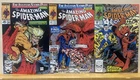 Amazing Spider-Man 3 Issue Lot (1989) 324, 325, 326 Sabertooth, Red Skull