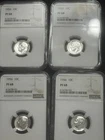 Dealer Lot Of 4 1956 Proof Roosevelt Dimes, NGC PF68, Free shipping