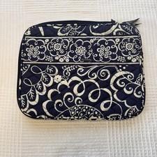 Vera Bradley Navy Blue And White Tablet/iPad Case 10x8