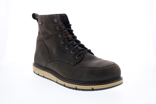Keen San Jose 6" WP Aluminum Toe Boot Mens Brown Wide Work & Safety Boots 14