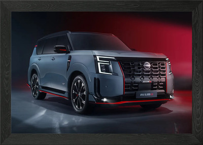 Nissan Patrol Nismo SUV Auto Gerahmtes Wandbild Poster Leinwanddruck Bild