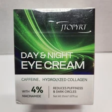 Day & Night Eye Cream Caffeine Collagen With 4% Niacinamide 1.87oz Exp 03/28