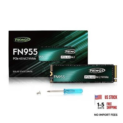 FN955 NVMe SSD M.2 2280 PCIe Gen4x4, Up to 3D NAND TLC Flash 4TB 7300MB/s