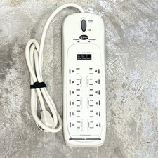 Power Sentry 100373 Surge Protector 12 Outlet Power Strip Adapter Tested White