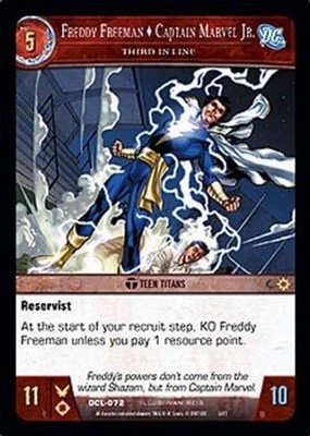 Freddy Freeman   Captain Marvel Jr. - DC Comics Legends - Vs System