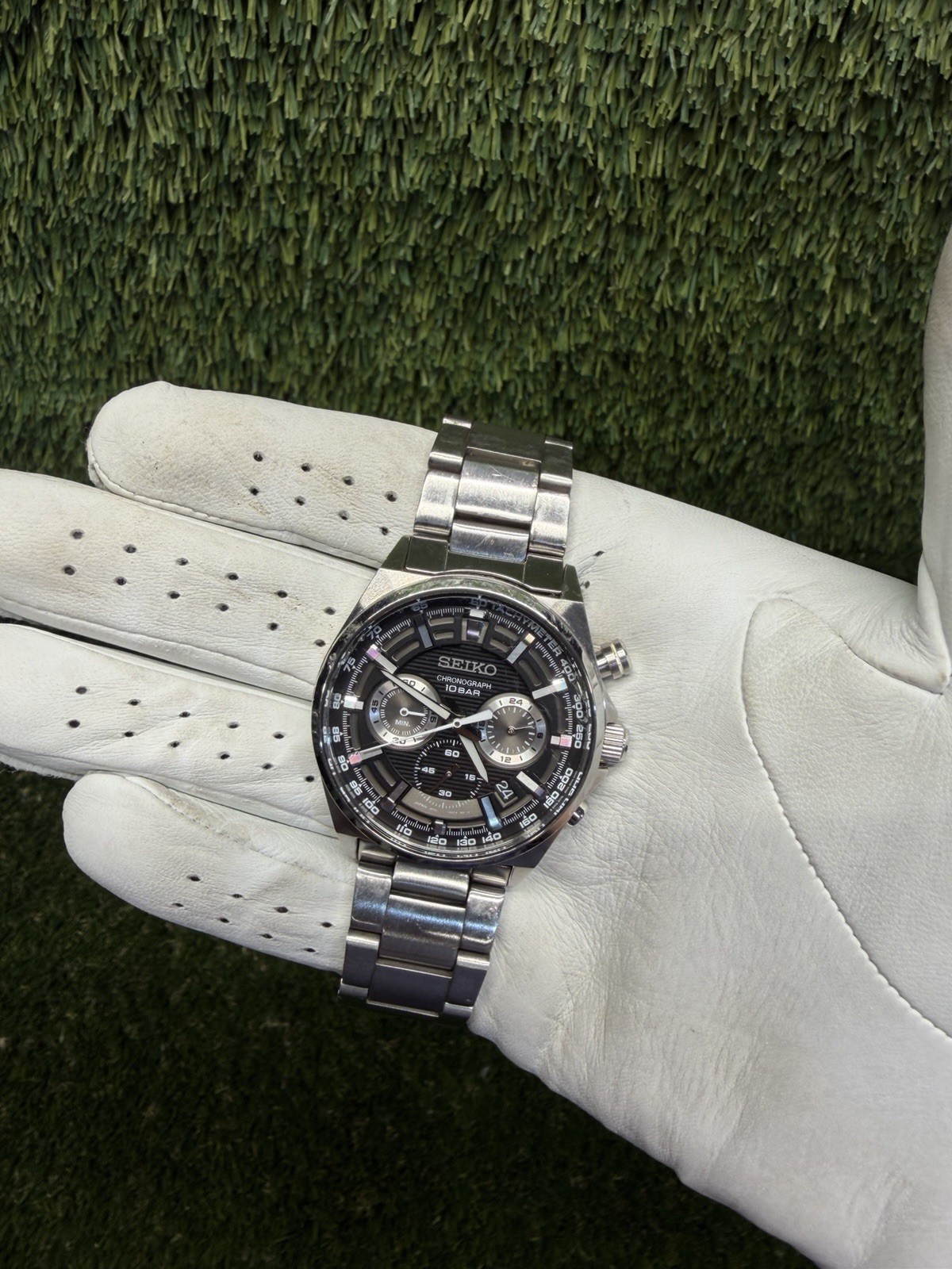 SEIKO SSB397P1 SSB397 Men’s Quartz Chronograph Stainless Steel 41mm Watch