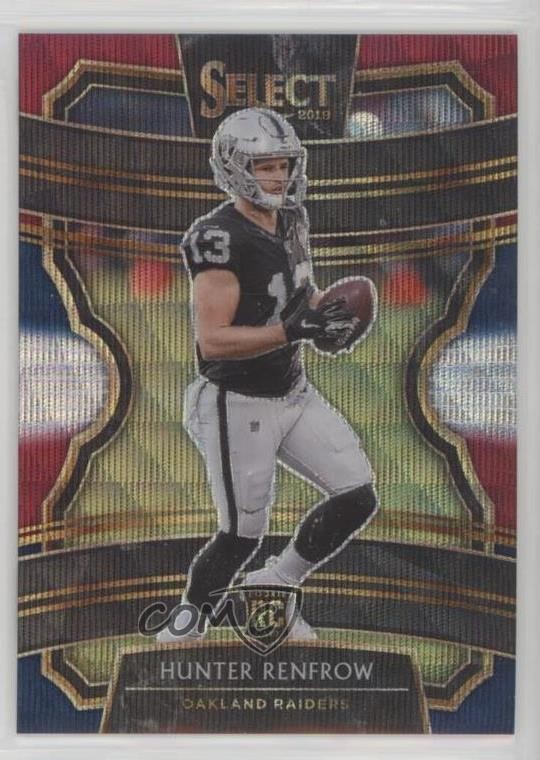 2019 Panini Select Concourse Tri-Color Prizm /199 Hunter Renfrow #33 Rookie RC
