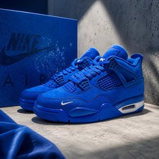 Men's Nigel Sylvester x Jordan 4 Retro OG Brick By Brick Blue Size US 7-12
