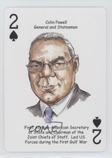 2019 Hero Decks Black America 2 Playing Cards Colin Powell #2S 6d7