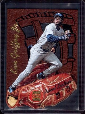 KEN GRIFFEY JR. 1997 Topps Stadium Club Patent Leather Die-Cut