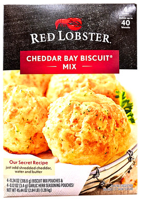 Red Lobster Cheddar Bay Biscuits Mix Makes 40 Biscuits 2.84 Lb EXP 05/2027