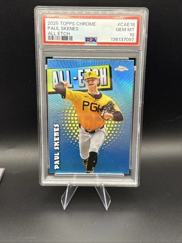 2025 Topps Chrome All Etch #CAE18 Paul Skenes PSA 10