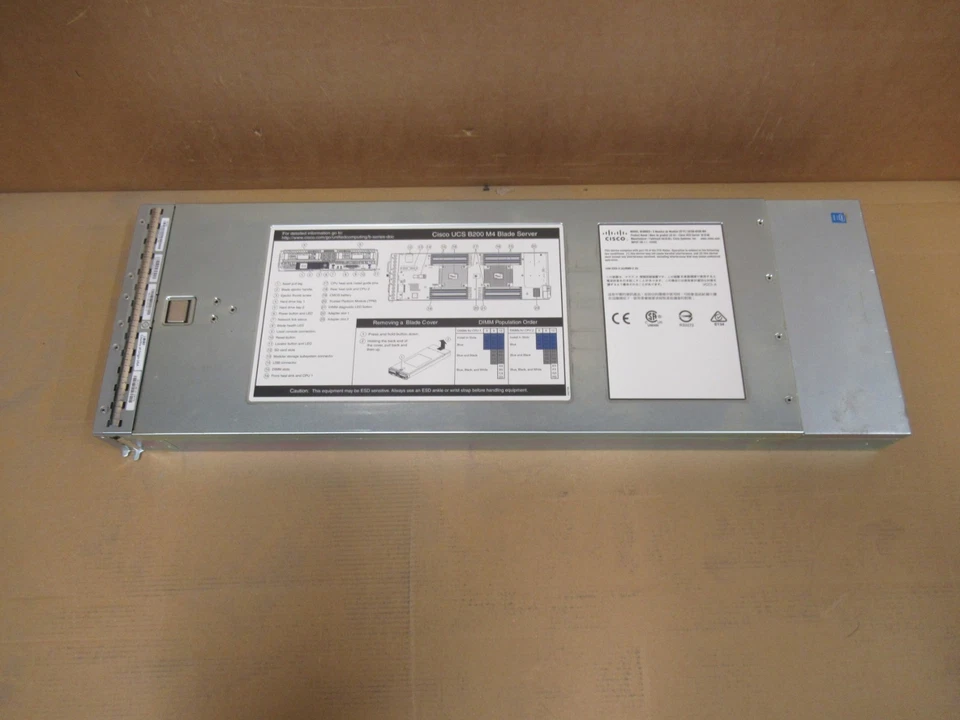 Cisco UCSB-B200-M4 UCS B200 M4 CTO with RAID and 2 x heatinks Blade Server - Image 4 of 4