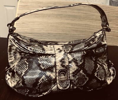 DANA BUCHMAN WOMENS SNAKE PRINT LARGE HANDBAG NEW WITHOUT TAGS AS IT IS IN PICS