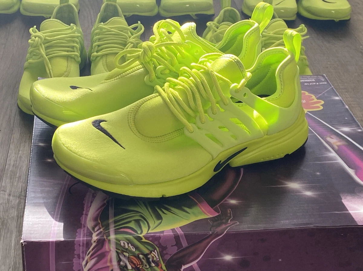 Nike air presto neon yellow sale