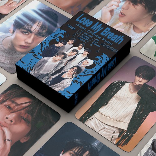 55pcs Set ITZY Stray Kids Lose My Breath Lomo Card HD Collective Lomocards - Picture 2 of 14