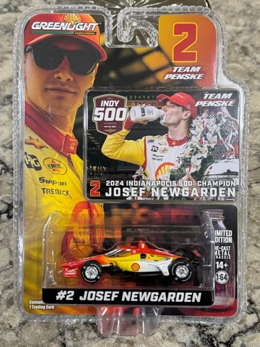 Greenlight Josef Newgarden Penske Shell Oil 2024 Indianapolis 500 Champion 1/64