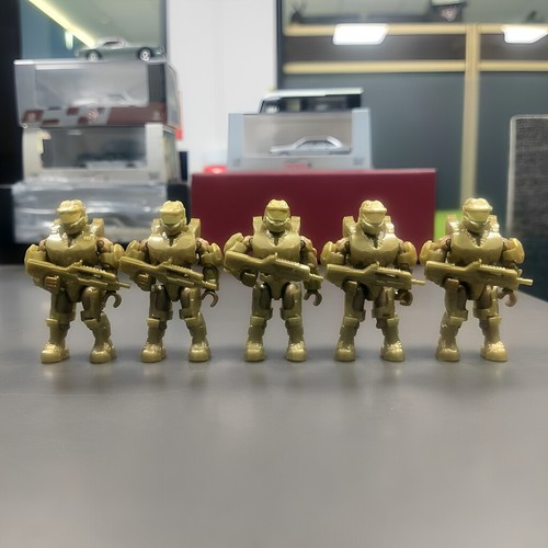 10 Pezzi Figure Mega Bloks Construx Halo – UNSC SPARTAN MASTER CHIEF E Altri – Usate, Random