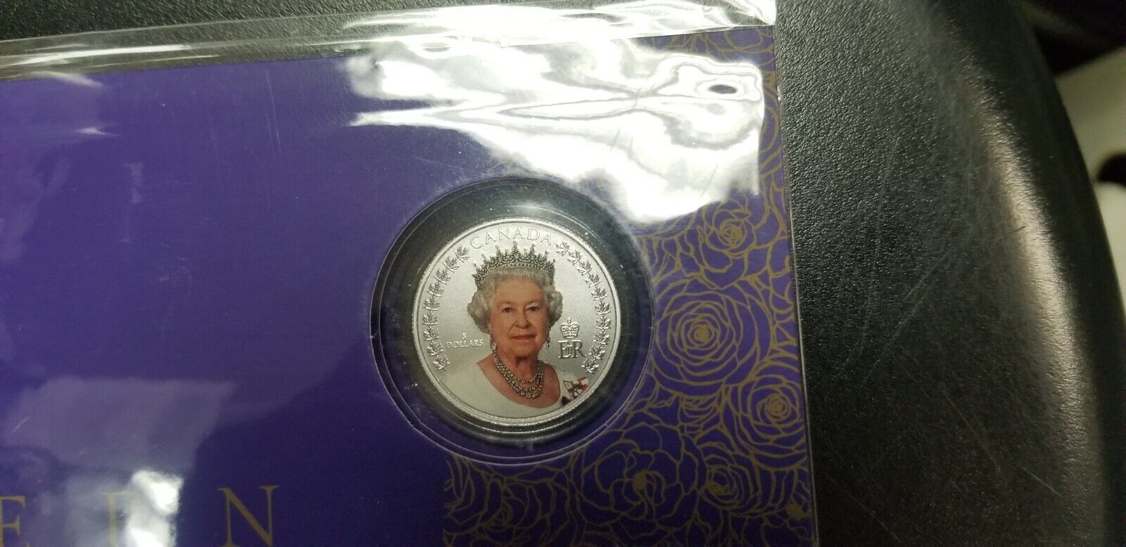 Canada 2022 Coloured $5 Silver Coin A Portrait Of Queen Elizabeth II Legacy. 