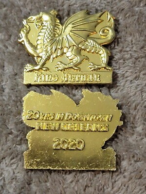 2020 Mardi Gras Krewe Of King Arthur Gold Dragon Doubloon