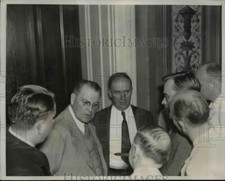 1937 Press Photo Senators Warren Austin of TX & Edward Burke of Nebraska