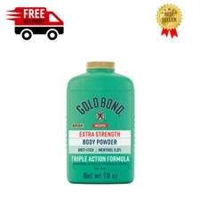 Gold Bond Body Powder, Medicated Extra Strength, 10Oz Bottle Free Shipping USA