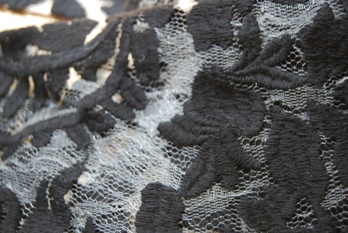 Top avvolgente NBD HAZARD CROP LACE nero manica lunga taglia XS $110 nuovo con etichette - Foto 9 di 9