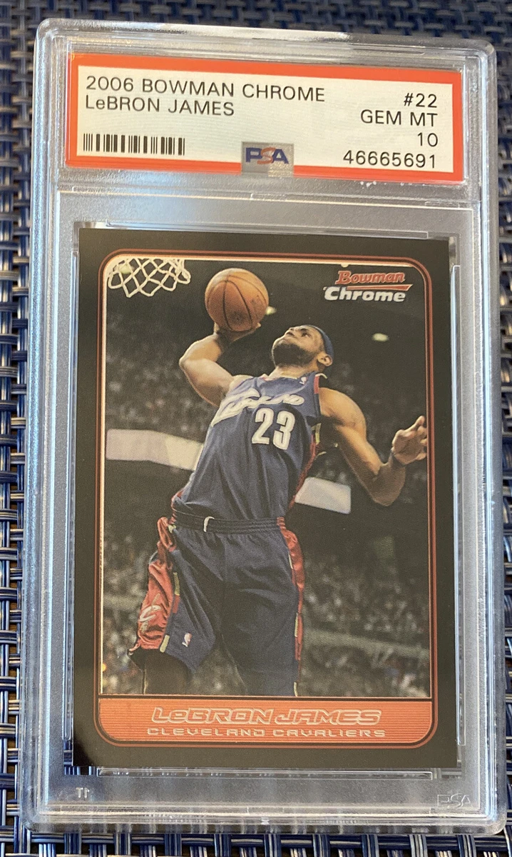 Bowman LeBron James 10 Graded Basketball Sports Trading Cards
