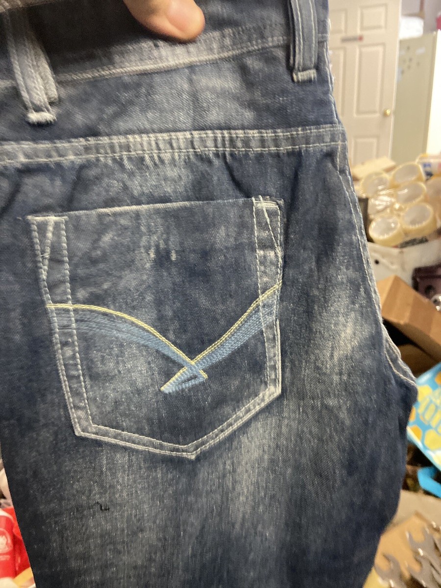Dinamit golden jeans low cut mens 31 Nwt button fly tote 16