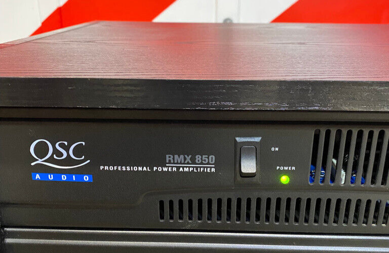 QSC RMX 850 Power Amplifier Rack Mount 200 watts per channel
