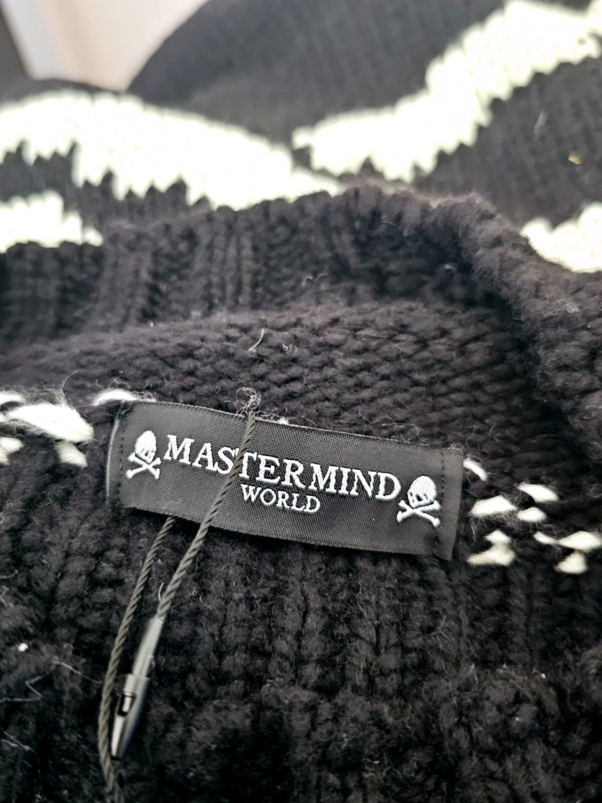 Mastermind World Knit Sweater Treasure Scene 2020 Distressed L Skull ...