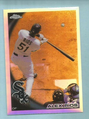 2010 Topps Chrome Baseball REFRACTOR Alex Rios #90 Chicago White Sox | eBay