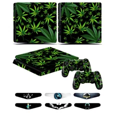 Weeds Sticker Decal Skin for PS4 Slim Playstation 4 Slim Console & Controller
