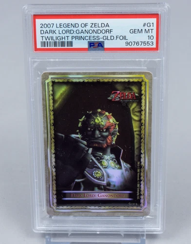 2007 Legend of Zelda Twilight Princess Gold Foil *Dark Lord: Ganondorf* PSA 10