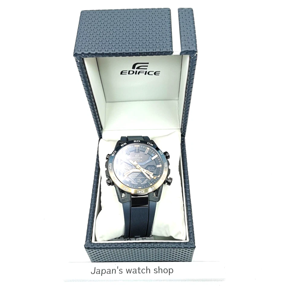 Reloj Casio Edifice ECB-2000YNP-1AJF Negro Serie Nighttime Drive Hombre Nuevo en Caja Foto 3 de 4