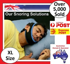 v EXTRA LARGE - Anti Snore AntiSnore Device Jaw Strap Stop Snoring Chin Support