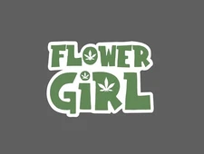 Flower Girl Sticker Weed Waterproof Marijuana Smoke Gift NEW
