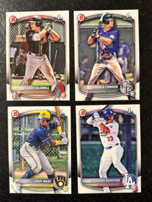 2025 Bowman Prospects Paper #BP 1-150 Single Cards You Pick (BUY 5 GET 5 FREE)