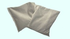 Image of Wheat bag Aroma Free wide in luxury grey velour, ease muscular aches and pains