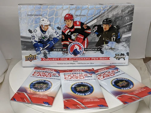 2024/25 UPPER DECK AHL HOCKEY HOBBY BOX W/Bonus Pack