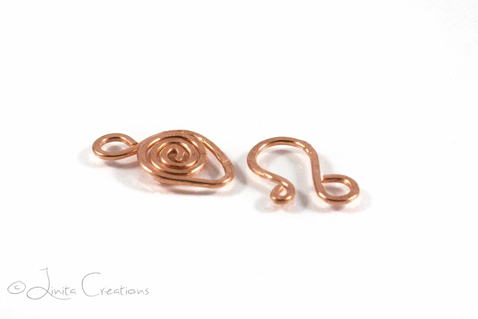 5 Handmade Copper Clasp & Hook Sets by LiNiTa creations - Image 2 of 4