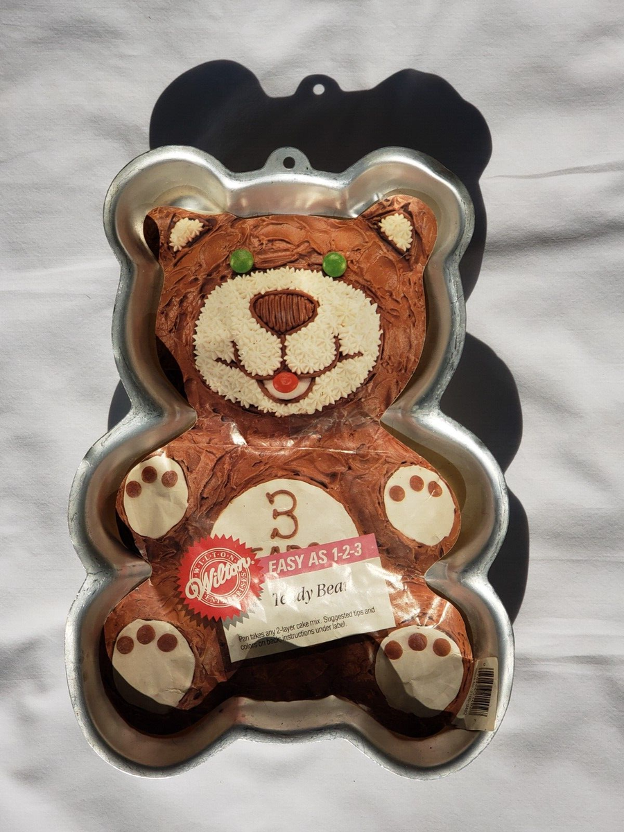 Wilton 1986 Cake Pan Teddy Bear Insert Retired 2105-9402
