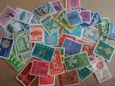 Collection lot 50 different Europa stamps