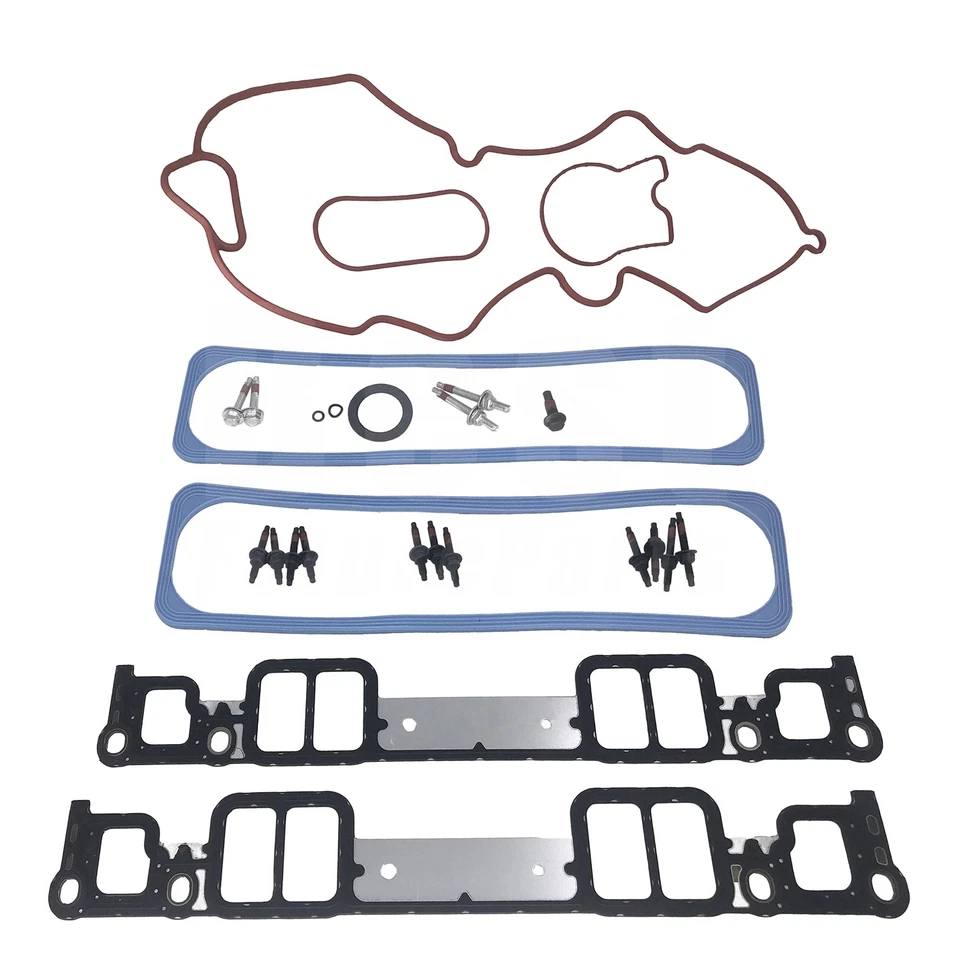 Juego de juntas de colector de admisión superior e inferior para Chevy Express 2500 1996-2002 5,7 L Foto 3 de 4