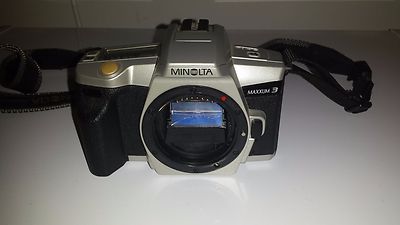 MINOLTA MAXXUM 3 SLR FILM CAMERA 35-80MM LENS | eBay