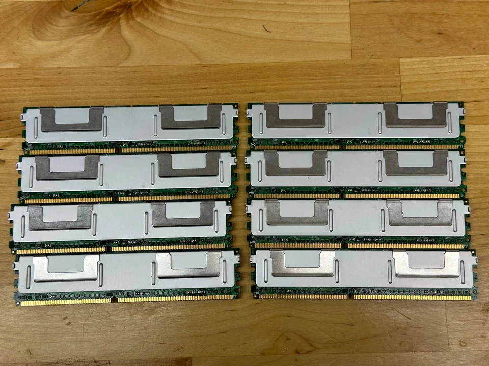 Transcend 8x1GB DDR2-667 PC2-5300 FB-DIMM ECC Registered Buffered Server RAM - Image 4 of 4