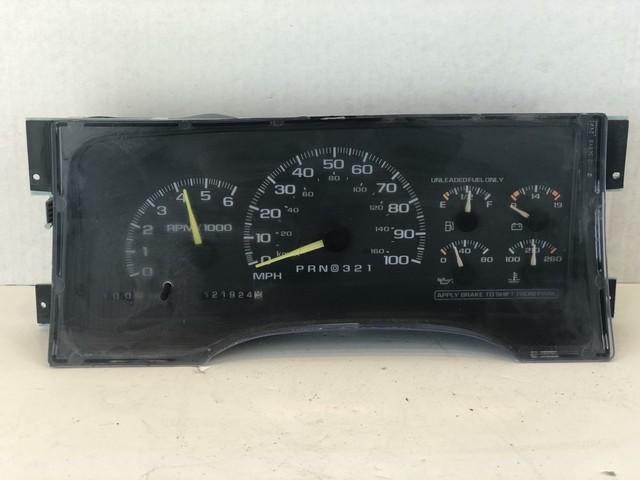 1998 Chevy Chevrolet 2500 Silverado Pickup Speedometer Speedo