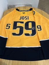 Roman Josi Nashville Predators Autographed Jersey JSA Certified