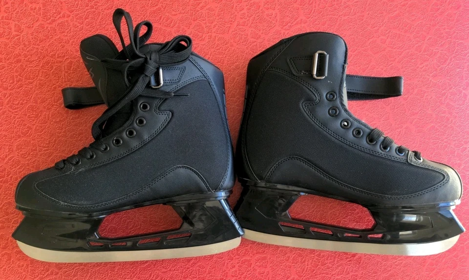 Patines sobre hielo de hockey Roces RX2 negros en nuevo estado para hombre talla 9 EE. UU. UK 8 EU42 NUEVOS SIN CAJA Foto 3 de 4