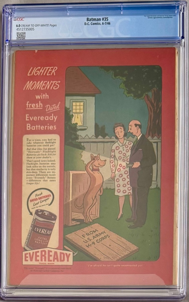 Batman #35 (DC Comics June-July 1946) for sale online | eBay